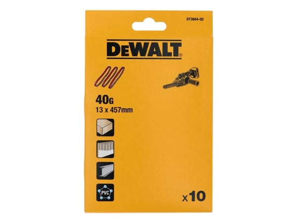 kangashiomahihna 457x13mm, karkeus 40, DCM200, DeWalt [DT3604-QZ] 10 vnt.