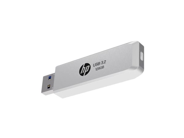 HP HPFD819W-A-128, 128 GB, USB Type-A, 3.2 Gen 2 (3.1 Gen 2), 128 MB/s, Skyving, Sølv