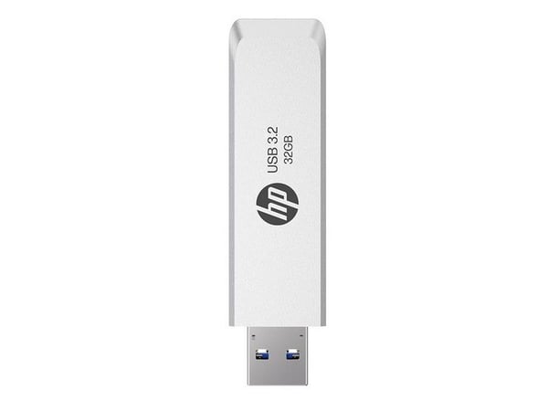 HP HPFD819W-A-32, 32 GB, USB typ A, 3.2 Gen 2 (3.1 Gen 2), 128 MB/s, Glide, Silver
