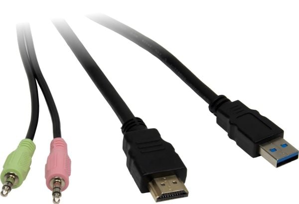Eaton Inter-Tech IPC KVM-switch AC-42HUS HDMI, 4K@60Hz