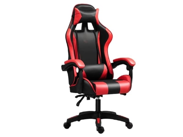 Extralink Gaming | Gaming stol | kontorstol, svingbar, kube, sort/rød, G-522