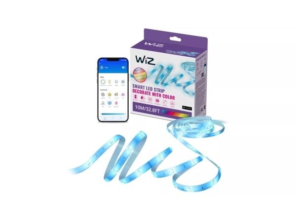 WiZ - Valonauhat - LED - 10 W - RGB-valo - 10 m - valkoinen