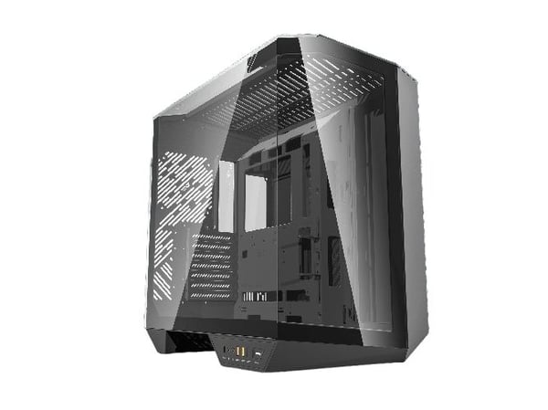Darkflash datamaskindeksel DY470 4 vifter (svart)