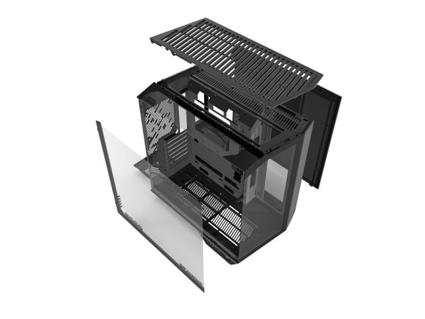 Darkflash datamaskindeksel DY470 4 vifter (svart)
