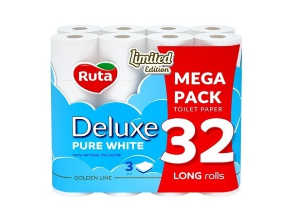 WC-PAPERI RUTA PUREWHITEDEL 32RUL 3SL 3SL