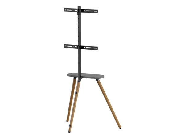 InLine woodstand II - TV-stativ med hylle - stativ - 43"-65" (110-165cm) (23133W)