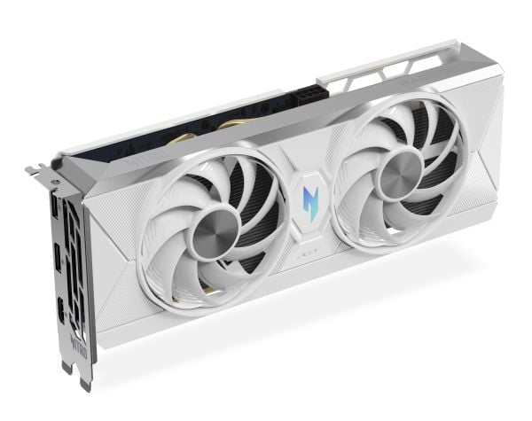 Acer Nitro Radeon RX 9060 XT OC 8 GB White Edition, Radeon RX 9060 XT, 8 GB, GDDR6, 128 bit, 7680 x 4320 piksler, PCI Express 5.0