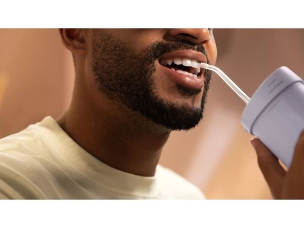 Philips Sonicare HX3333/23, 0,2 l, Lilla, Trådløs munnskyller, Knapper, Batteri, 2 år