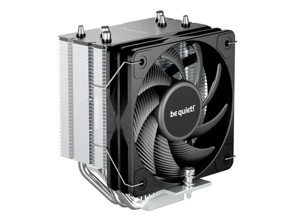 be quiet luftkjøler Pure Rock Slim 3 100 mm 130 W TDP sølv-svart