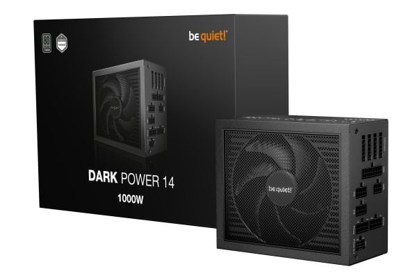 be quiet! Dark Power 14 - Strømforsyning (intern) - ATX12V 3.1/ EPS12V 2.92 - 80 PLUS Titanium - Cybenetics Titanium - AC 100-240 V - 1000 watt - a...