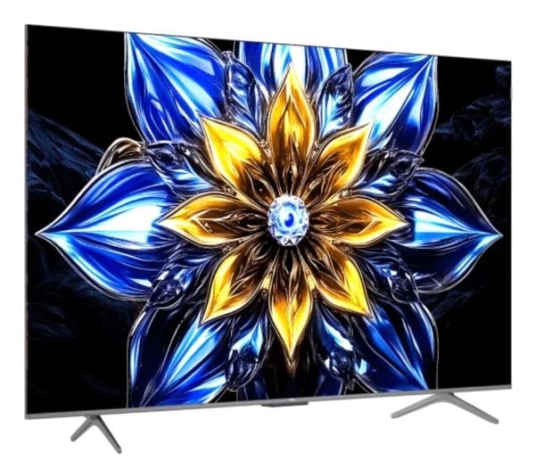 TCL 55T8C - 55" Diagonalklasse (54.5" synlig) - T8C Series LED-bakgrunnsbelyst LCD TV - QLED - Smart TV - Google TV - 4K UHD (2160p) 3840 x 2160 - ...