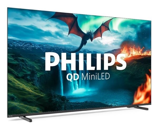 Philips 65MLED820 - 65" Diagonalklasse LED-bakgrunnsbelyst LCD TV - QLED - Smart TV - TITAN OS - 4K UHD (2160p) 3840 x 2160 - HDR - Quantum Dot, Mi...