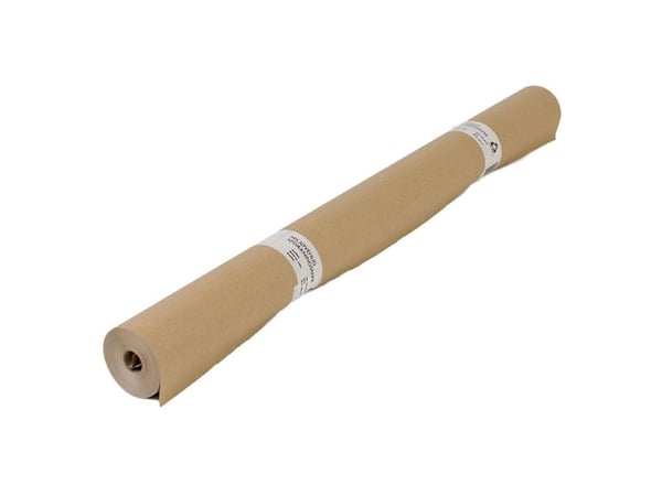 AFDÆKNINGSPAP, 135 g/m2, 965 mm x 30.00 m, kernediameter: 30 mm, grå Kraftpapir, rullevægt: 3.60 kg - (5 stk.)