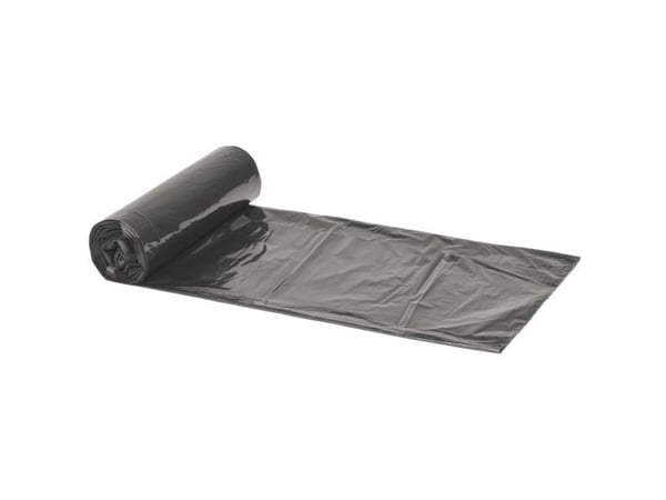 Spandeposer, 15 µm, 500 x 650 mm, LD-PE mørkegrå, rulle a 24 stk - (32 stk.)