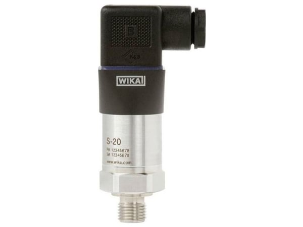WIKA Paineanturi 1 kpl S-20 Venttiilin liitin ISO 4400