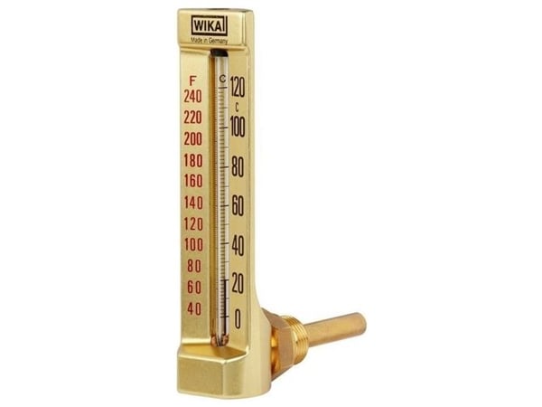 WIKA 32 Maskintermometer i glass 0 - 120 °C