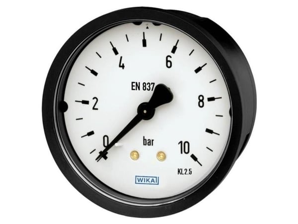 WIKA rörfjädermanometer 9081208 111.16 anslutning (manometer) baksida 0 till 1 bar 1 st