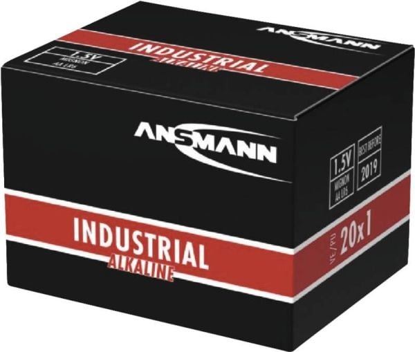 Ansmann LR6, Engangsbatteri, AA, Alkalinsk, 1,5 V, 20 stykker, 1,5 cm