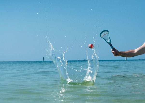 Waboba Mini Lacrosse sininen vesi tikkuja