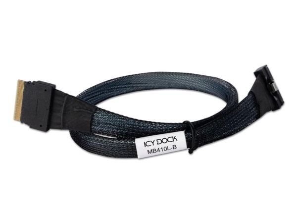 ICY DOCK kabel MCIO 8i SFF-TA-1016 til SlimSAS SFF-8654 8i kabel 0,5m