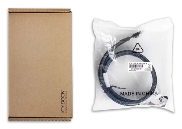 ICY DOCK kabel MCIO 8i SFF-TA-1016 til SlimSAS SFF-8654 8i kabel 0,5m