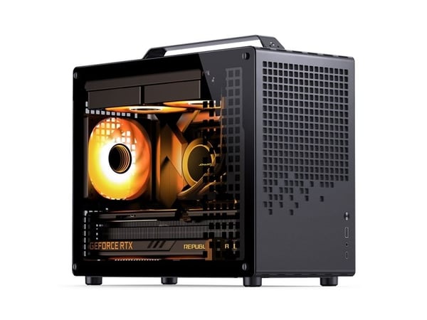 Jonsplus Z20 Micro-ATX koffert, med bærehåndtak - svart
