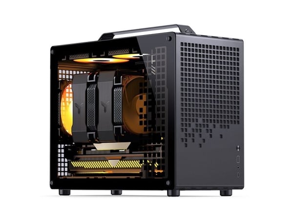Jonsplus Z20 Micro-ATX koffert, med bærehåndtak - svart
