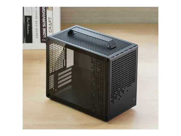 Jonsplus Z20 Micro-ATX koffert, med bærehåndtak - svart
