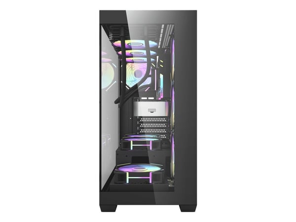 darkFlash DS900, Tower, PC, Svart, ATX, ITX, Mini-ATX, Härdat glas, 17 cm