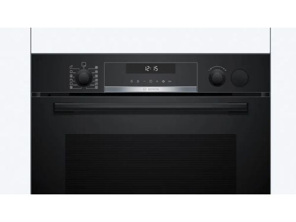 Bosch Serie | 6 HRG578BB7 - Ovn - med dampfunksjon - innebygd - Wi-Fi - fordypning - bredde: 56 cm - dybde: 55 cm - høyde: 58.5 cm - med selvrens -...