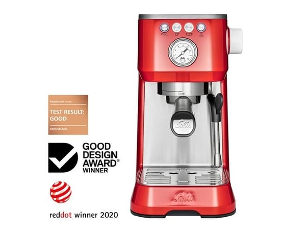 Solis trykk-/espressoapparat Barista Perfetta Plus rød