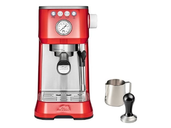 Solis trykk-/espressoapparat Barista Perfetta Plus rød