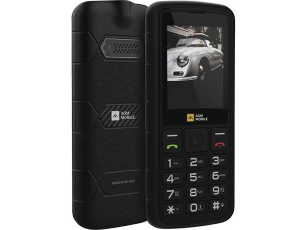 AGM M9 LTE, Perusmalli, Kaksois-SIM, 6,1 cm (2.4"), Bluetooth, 1000 mAh, musta