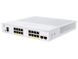 Cisco CBS250-16P-2G-UK-RF, Håndtert, L2/L3, Gigabit Ethernet (10/100/1000), Rack-montering