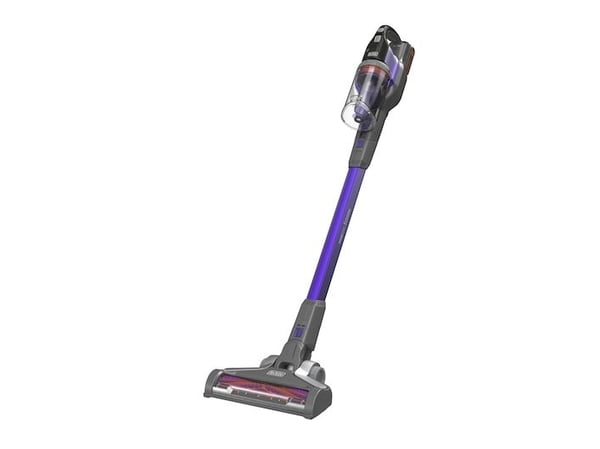 Black & Decker BDPSE1815P-QW, 2-i-1 stavstøvsuger, Uten pose, Lilla, 0,65 l, Tørr, Batteri