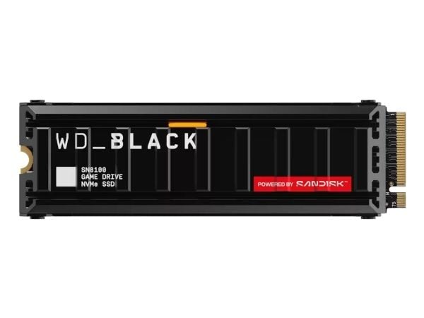 WD Black SN8100 - SSD - kryptert - 8 TB - intern - M.2 2280 - PCI Express 5.0 x4 (NVMe) - TCG Opal Encryption 2.02 - integrert kjøle