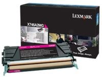 Lexmark X746A3 M, 7000 sivua, Magenta, 1 kpl