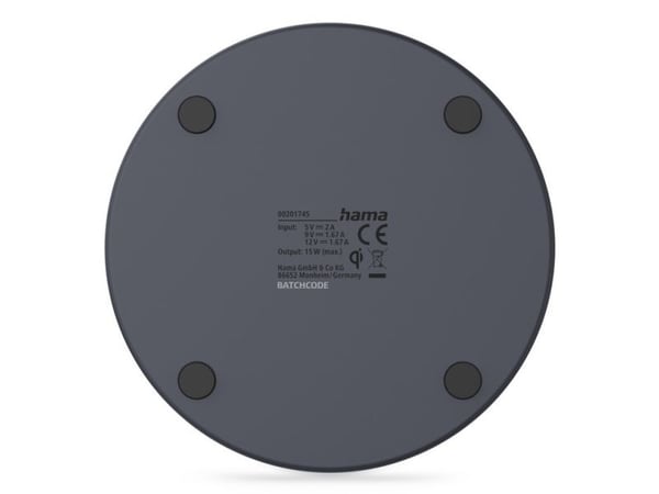 Hama 00201745, Innendørs, USB, 12 V, Trådløs lading