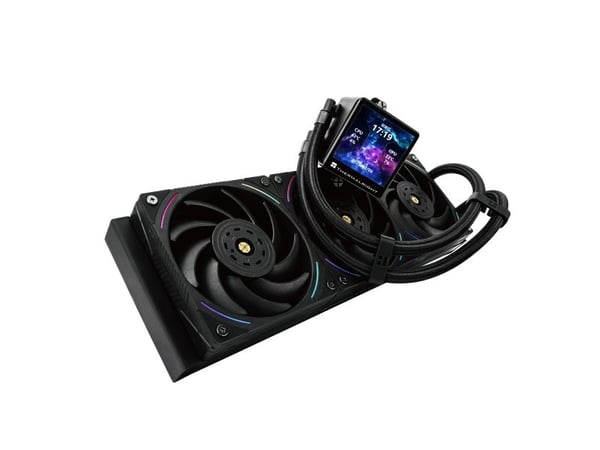 Thermalright Frozen Vision 360 ARGB BLACK V2, Alt-i-ett væskekjøler, 12 cm, Svart