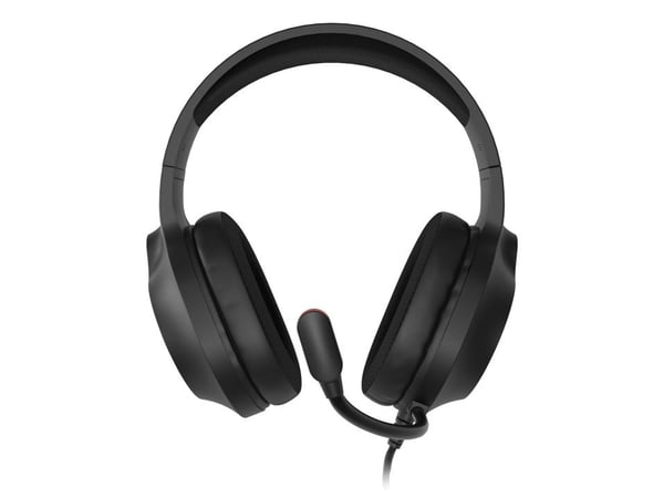 Genesis Neon 213 - Hodesett - full størrelse - kablet - 3,5 mm jakk, USB-A - svart