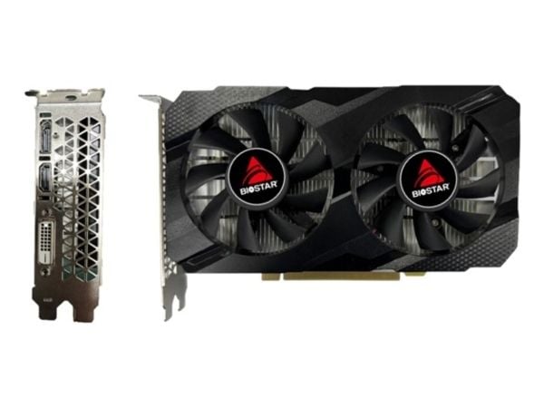 Biostar Radeon RX580 2048SP, Radeon RX 580, 8 GB, GDDR5, 256 bit, PCI Express x16 3.0, 2 fläkt/-ar