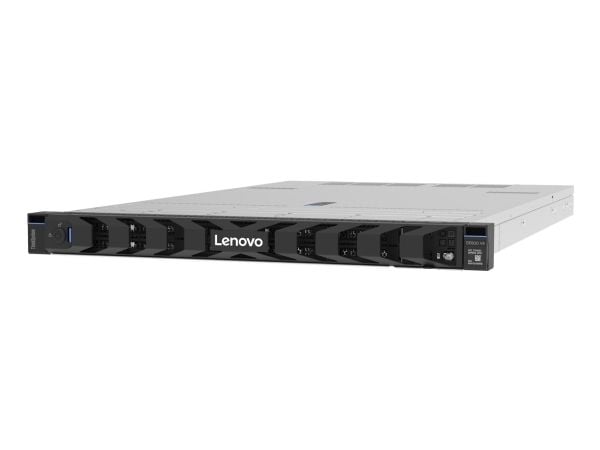 Lenovo ThinkSystem SR630 V4 7DG9 - Server - rackmonterbar 1U - toveis - 1 x Xeon 6515P / inntil 3.8 GHz - RAM 32 GB - hot-swap 2.5" brønn(er) - SSD...