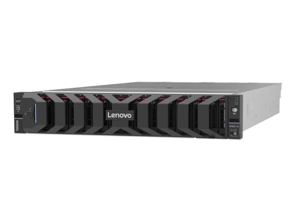 Lenovo ThinkSystem SR650 V4 7DGD - Server - rackmonterbar 2U - toveis - 1 x Xeon 6515P / inntil 3.8 GHz - RAM 32 GB - SAS - hot-swap 2.5" brønn(er)...