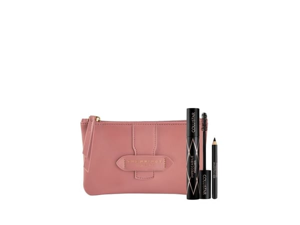 COLLISTAR SET (IMPECCABLE MASCARA 14ML + MINI EYE PENCIL 0,8g + COSMETICS BAG)