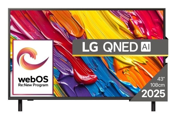 LG 43QNED84A3C, 109,2 cm (43"), 3840 x 2160 pikseliä, QNED, Älytelevisio, Wi-Fi, Musta