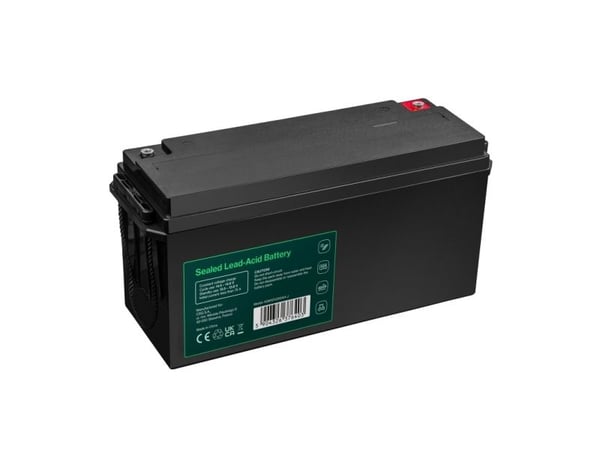 Green Cell AGM12V250AH-J, Forseglet blysyre (VRLA), 12 V, 1 stykker, Sort, 250 Ah, 5 år