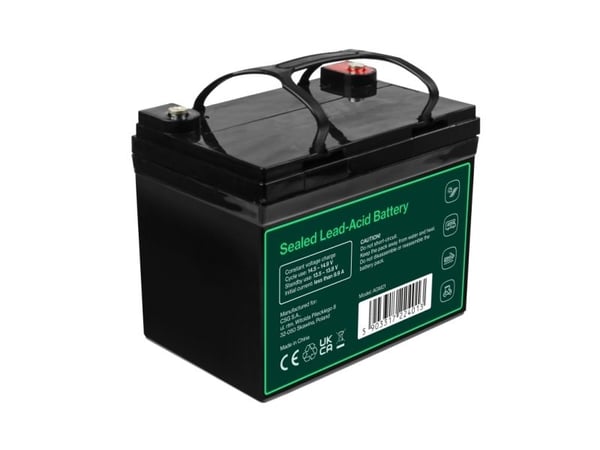 Green Cell AGM12V33AH-J, Forseglet blysyre (VRLA), 12 V, 1 stykker, Sort, 33 Ah, 5 år