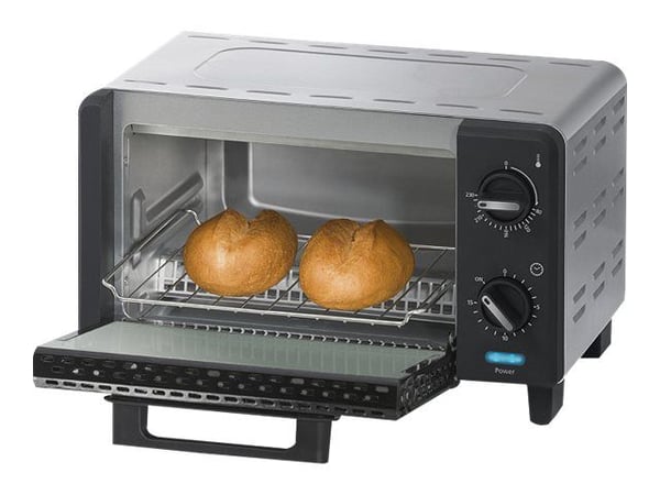 Steba KB 11 - Elektrisk ovn - 9 liter - 1 kW - sølv