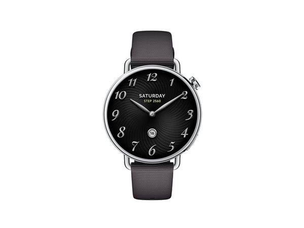 Xiaomi Watch S4 - 41 mm - smartklokke med stropp - fluororubber - håndleddstørrelse: 120-190 mm - display 1.32" - Bluetooth, NFC - 32 g - svart