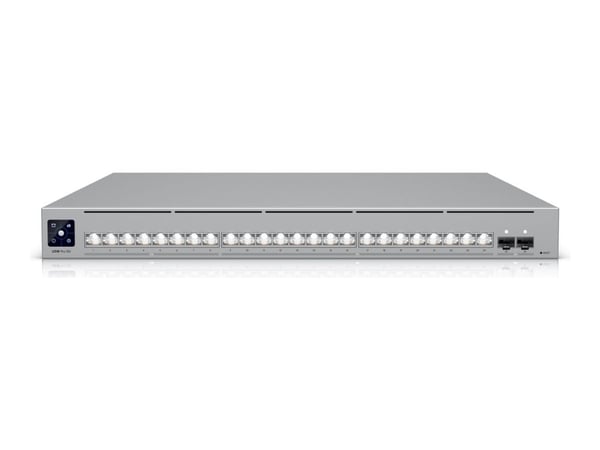 Ubiquiti UniFi Pro XG 24 - Switch - L3 - Styrt - 8 x 10/100/1000/2.5G + 16 x 10/100/1000/2.5G/5G/10G + 2 x 25 Gigabit SFP28 - rackmonterbar - for P...